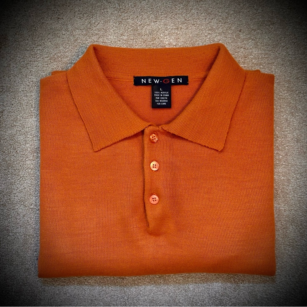 (#127) NEW•GEN Men’s Long Sleeve Polo Shirt